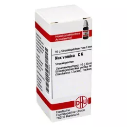 NUX VOMICA C 6 pallot, 10 g