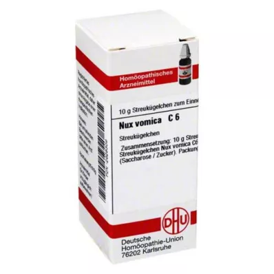 NUX VOMICA C 6 pallot, 10 g