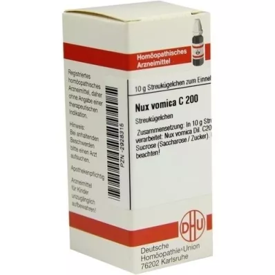 NUX VOMICA C 200 palloa, 10 g