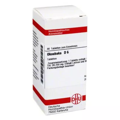 OKOUBAKA D 6 tablettia, 80 kpl