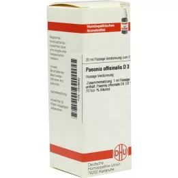 PAEONIA OFFICINALIS D 3 -laimennus, 20 ml