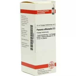 PAEONIA OFFICINALIS D 3 -laimennus, 20 ml