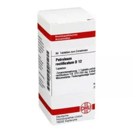 PETROLEUM RECTIFICATUM D 12 tablettia, 80 kpl