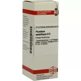 PLUMBUM METALLICUM D 6 Laimennus, 20 ml