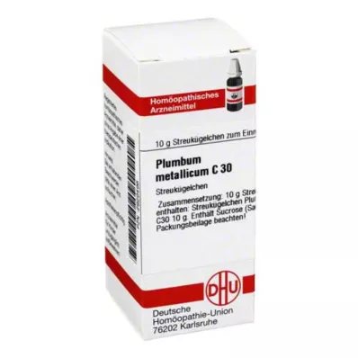 PLUMBUM METALLICUM C 30 palloa, 10 g