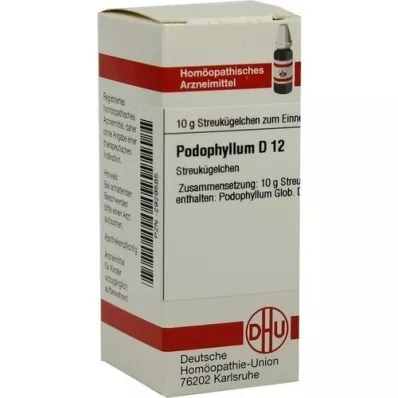 PODOPHYLLUM D 12 palloa, 10 g