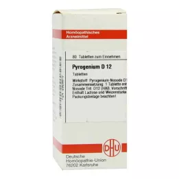 PYROGENIUM D 12 tablettia, 80 kpl