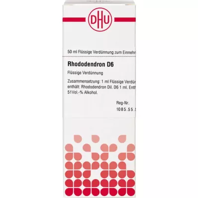 RHODODENDRON D 6 Laimennus, 50 ml