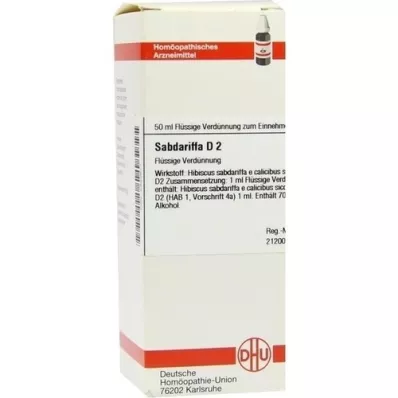 SABDARIFFA D 2 Laimennus, 50 ml