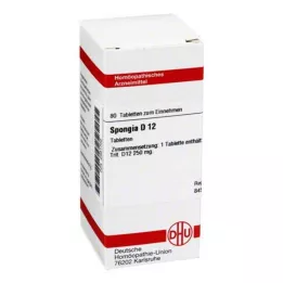 SPONGIA D 12 tablettia, 80 kpl