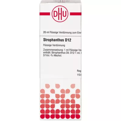 STROPHANTHUS D 12 Laimennus, 20 ml