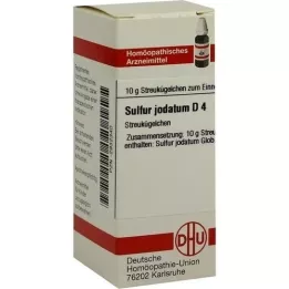 SULFUR JODATUM D 4 palloa, 10 g