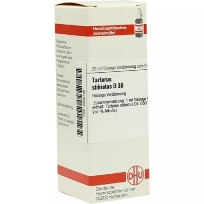 TARTARUS STIBIATUS D 30 Laimennus, 20 ml