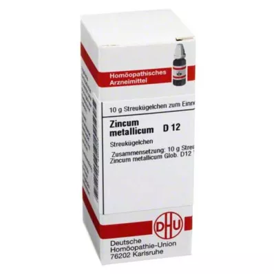 ZINCUM METALLICUM D 12 palloa, 10 g