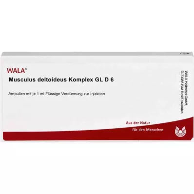 MUSCULUS DELTOIDEUS Complex GL D 6 ampullia, 10X1 ml