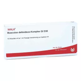 MUSCULUS DELTOIDEUS Kompleksi GL D 30 ampullia, 10X1 ml