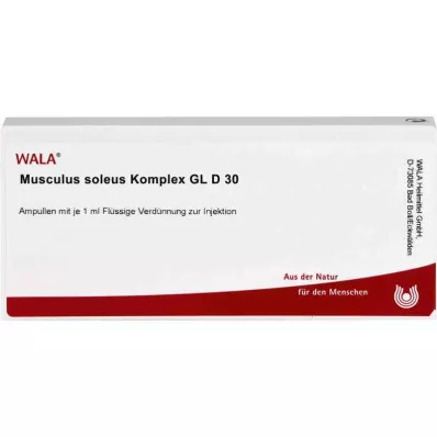 MUSCULUS SOLEUS Kompleksi GL D 30 ampullia, 10X1 ml MUSCULUS SOLEUS Kompleksi GL D 30 ampullia, 10X1 ml