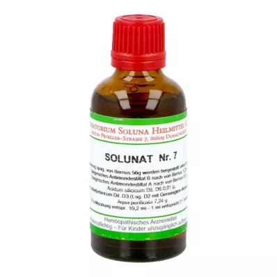 SOLUNAT No.7 tippoja, 50 ml SOLUNAT No.7 tippoja, 50 ml