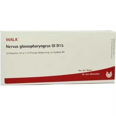 NERVUS GLOSSOPHARYNGEUS GL D 15 Ampullit, 10X1 ml