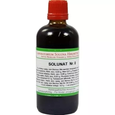 SOLUNAT No.8 tippoja, 100 ml