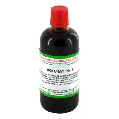 SOLUNAT nro 9 tippoja, 100 ml SOLUNAT nro 9 tippoja, 100 ml