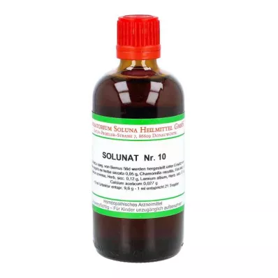 SOLUNAT No.10 tippoja, 100 ml