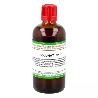 SOLUNAT No.11 tippoja, 100 ml