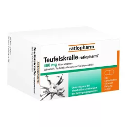 TEUFELSKRALLE-RATIOPHARM Kalvopäällysteiset tabletit, 100 kpl
