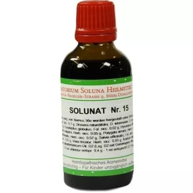 SOLUNAT nro 15 tippoja, 50 ml