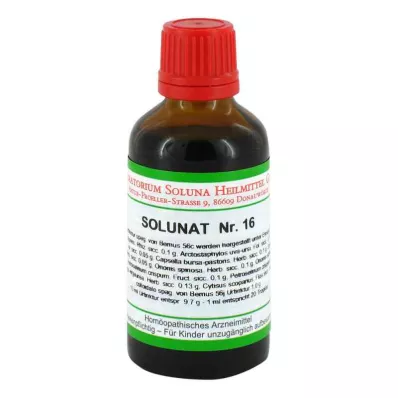 SOLUNAT nro 16 tippoja, 50 ml
