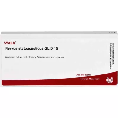 NERVUS STATOACUSTICUS GL D 15 Ampullit, 10X1 ml NERVUS STATOACUSTICUS GL D 15 Ampullit, 10X1 ml