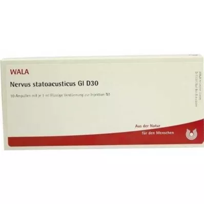 NERVUS STATOACUSTICUS GL D 30 ampullia, 10X1 ml NERVUS STATOACUSTICUS GL D 30 ampullia, 10X1 ml