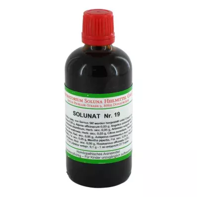SOLUNAT nro 19 tippoja, 100 ml