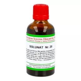 SOLUNAT N:o 20 tippaa, 50 ml