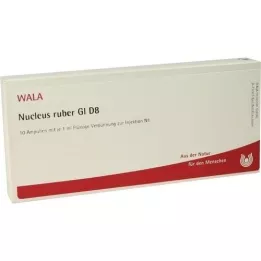 NUCLEUS ruber GL D 8 Ampullit, 10X1 ml