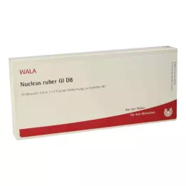 NUCLEUS ruber GL D 8 Ampullit, 10X1 ml