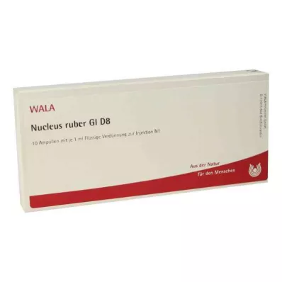 NUCLEUS ruber GL D 8 Ampullit, 10X1 ml NUCLEUS ruber GL D 8 Ampullit, 10X1 ml