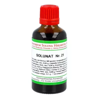 SOLUNAT nro 21 tippoja, 50 ml