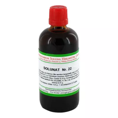 SOLUNAT nro 22 tippoja, 100 ml