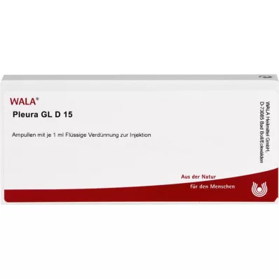 PLEURA GL D 15 Ampullit, 10X1 ml