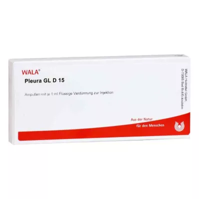 PLEURA GL D 15 Ampullit, 10X1 ml