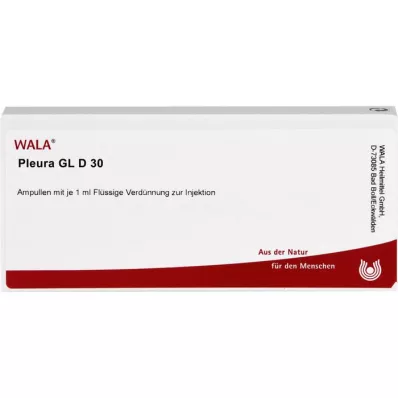 PLEURA GL D 30 ampullia, 10X1 ml