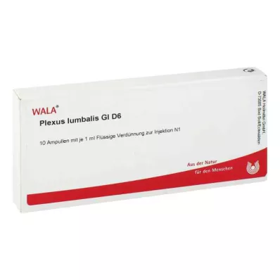 PLEXUS LUMBALIS GL D 6 ampullia, 10X1 ml