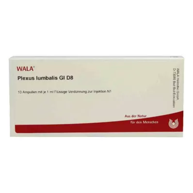 PLEXUS LUMBALIS GL D 8 Ampullit, 10X1 ml