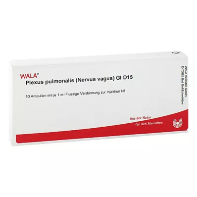 PLEXUS PULMONALIS Vagushermo GL D 15 ampullia, 10X1 ml