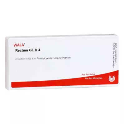 RECTUM GL D 4 ampullia, 10X1 ml