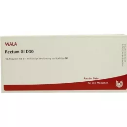 RECTUM GL D 30 ampullia, 10X1 ml