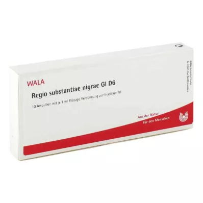 REGIO substantiae nigrae GL D 6 ampullia, 10X1 ml