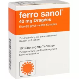 FERRO SANOL päällystetyt tabletit, 100 kpl