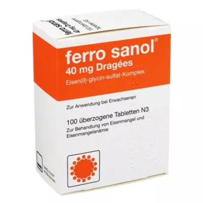 FERRO SANOL päällystetyt tabletit, 100 kpl FERRO SANOL päällystetyt tabletit, 100 kpl